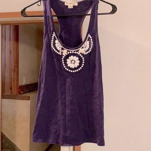 Tank navy blue